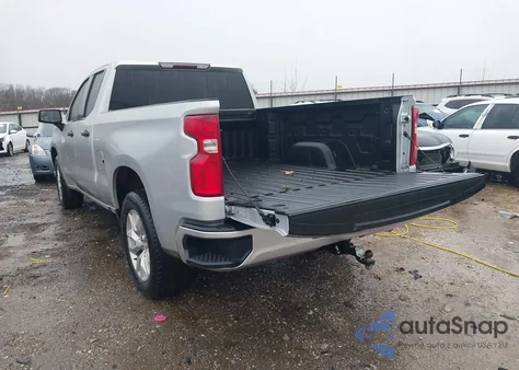 2020 Chevrolet Silverado 1500 2Wd Double Cab Standard Bed Custom from USA, damaged, VIN 1GCRWBEH8LZ320733
